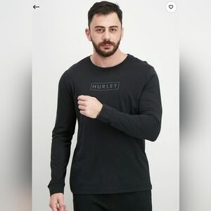 ⭐HURLEY MEN'S CREW NECK LONG SLEEVE SZ L